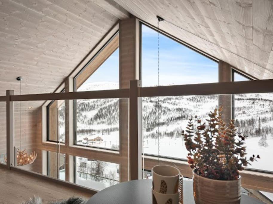 Flygende Utsiktshytte Med Magisk Utsikt Sogndal Exteriör bild
