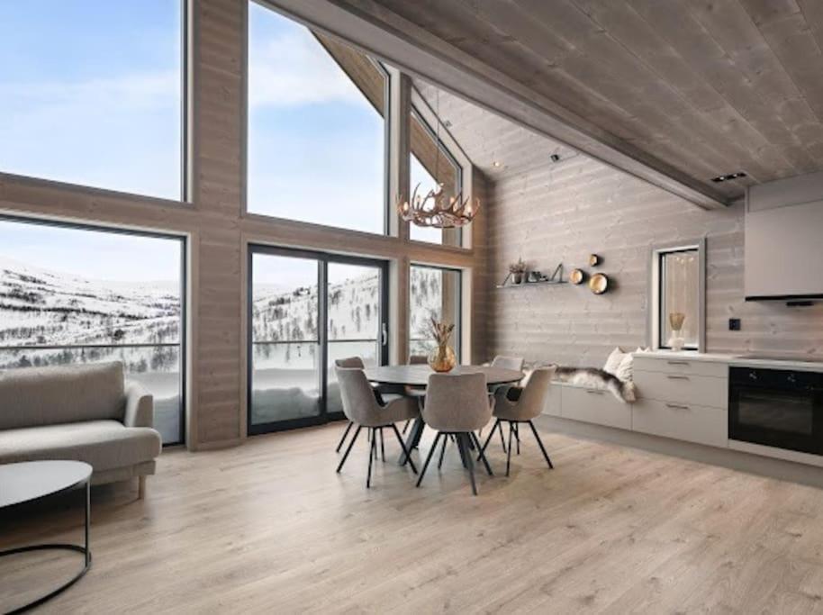 Flygende Utsiktshytte Med Magisk Utsikt Sogndal Exteriör bild