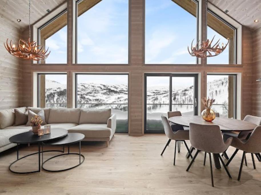 Flygende Utsiktshytte Med Magisk Utsikt Sogndal Exteriör bild