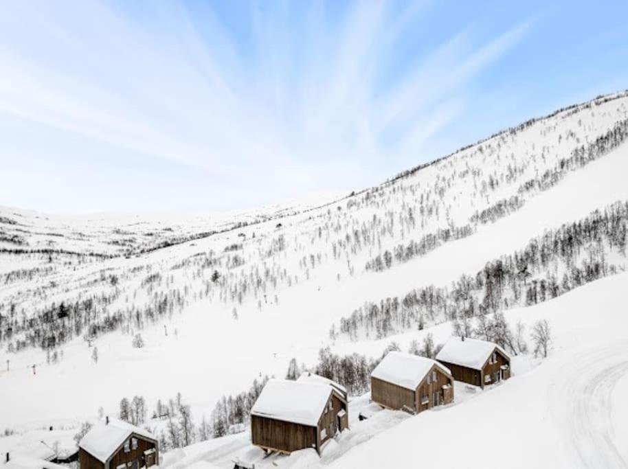 Flygende Utsiktshytte Med Magisk Utsikt Sogndal Exteriör bild