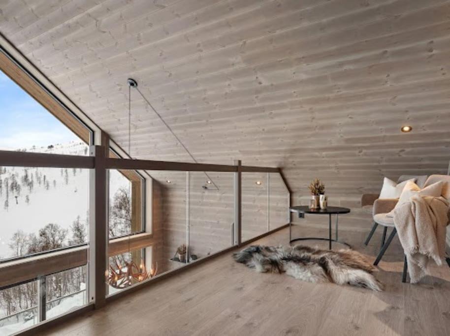 Flygende Utsiktshytte Med Magisk Utsikt Sogndal Exteriör bild
