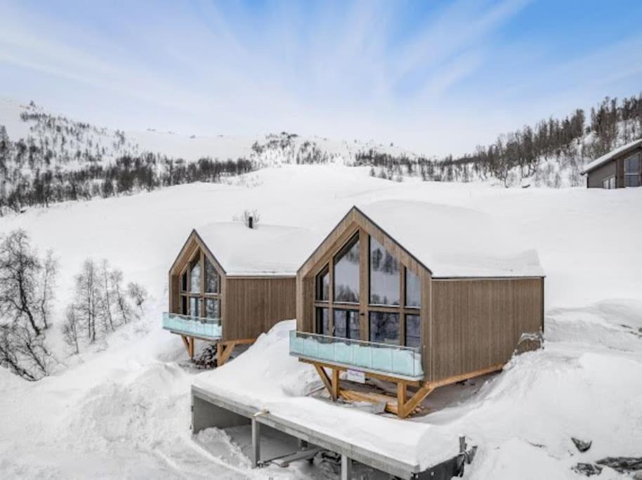 Flygende Utsiktshytte Med Magisk Utsikt Sogndal Exteriör bild