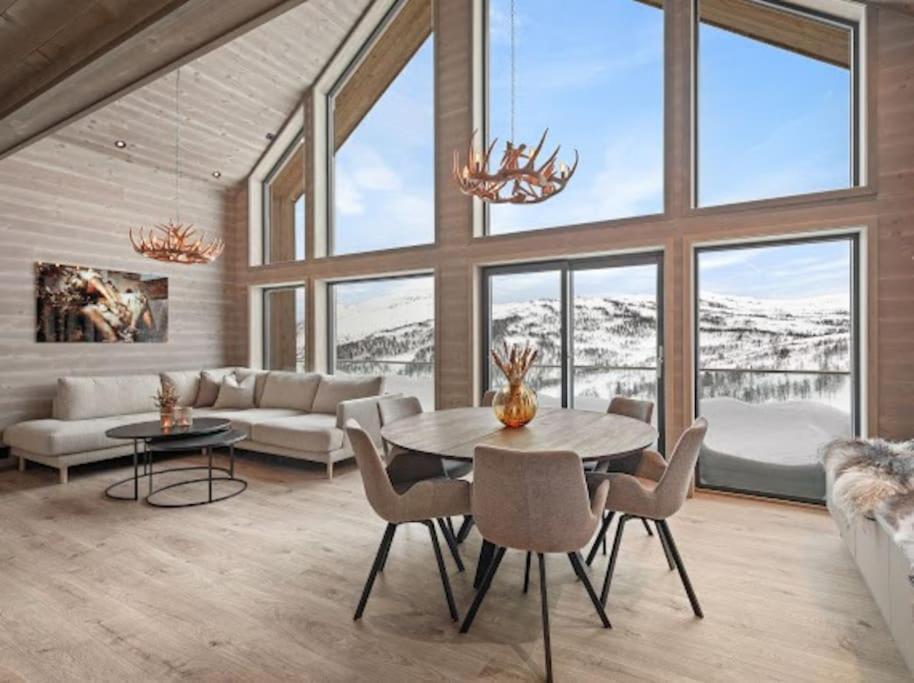 Flygende Utsiktshytte Med Magisk Utsikt Sogndal Exteriör bild